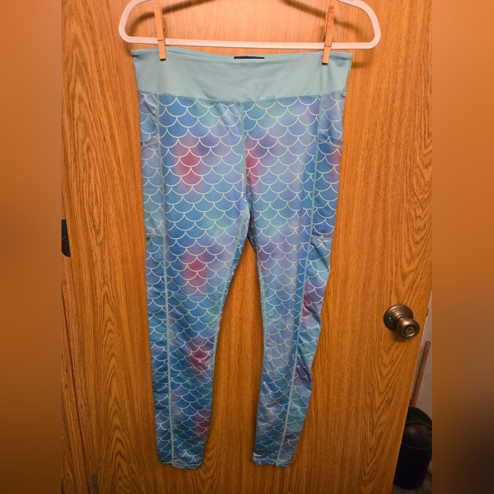 Constantly Varied Gear CVG Mermaid Leggings Size Large